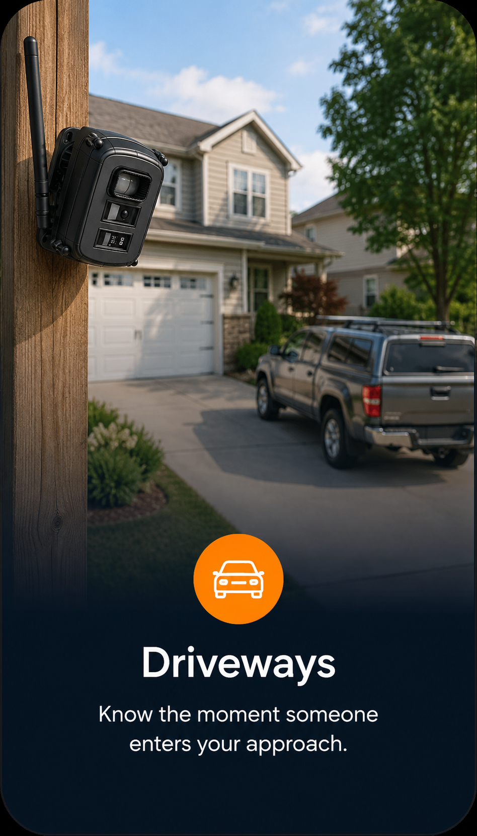 Reporter AI for driveways