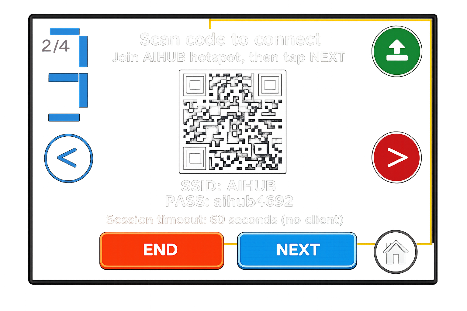 Hub QR code for joining the AIHUB hotspot