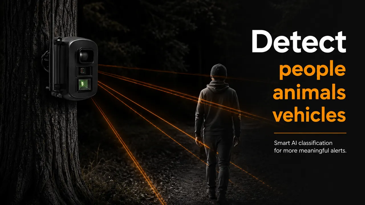 Reporter AI outdoor sensor and hub alerting locally without Wi-Fi at the sensor